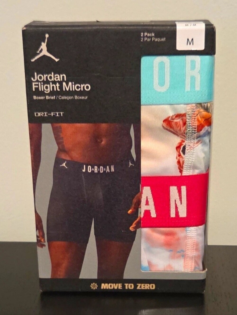 Jordan Flight Micro Dri-FIT Men's Boxer Briefs 2-Pack, Size M